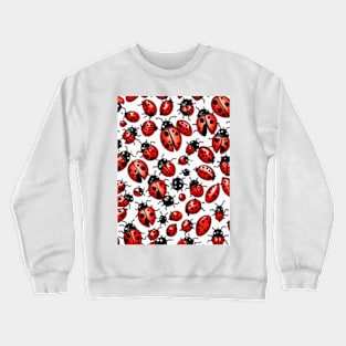 Cute lady bugs pattern gift ideas for all Crewneck Sweatshirt